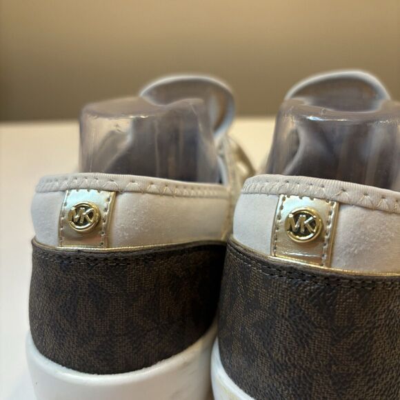 Michael Kors MK Women's Billie Trainer Signature Sneakers LS20K US Size 10 M - Picture 4 of 13